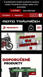 Mobile Screenshot of mototravnicek.cz